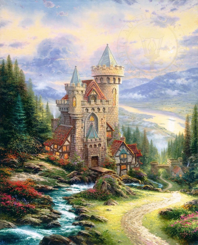 Томас Кинкейд картины замок