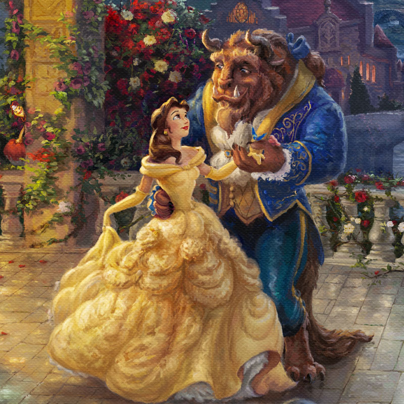 Beauty And The Beast Dancing In The Moonlight Limited Edition Art Art